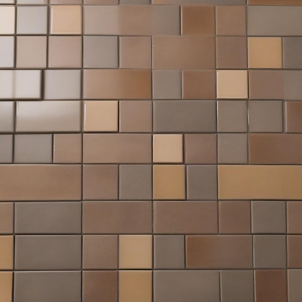 Custom Basket Weave Tile Kitchen Backsplash