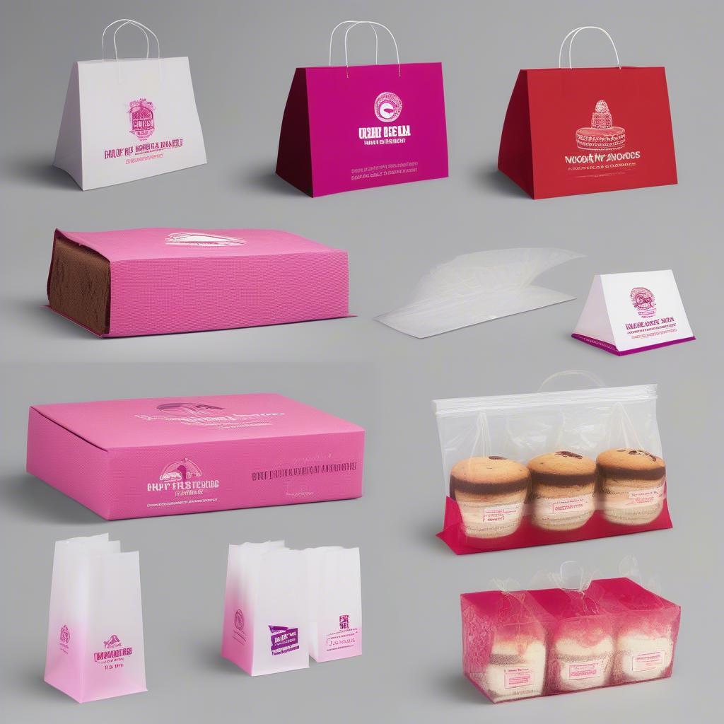 Custom Branded Non Woven Cake Bags