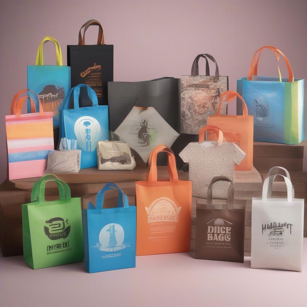 Various Shapes of Custom Non-Woven Die Cut Bags