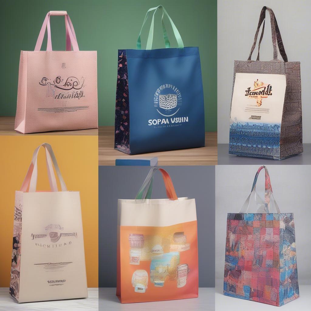 Custom Printed Bopp Non Woven Bags