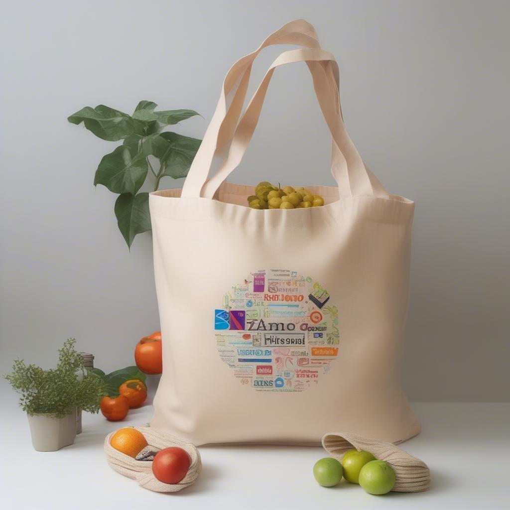 Custom Printed Cotton Non Woven Bags