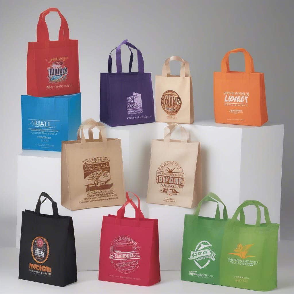 Custom Printed Heat Seal Non-Woven Bags