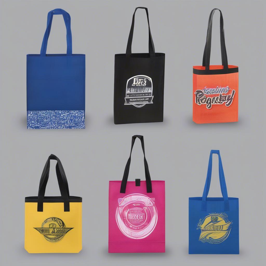 Custom Printed Non-Woven Bags in Various Colors and Designs