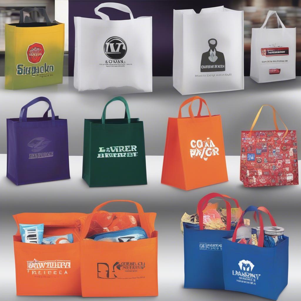 Custom Printed Non-Woven Shopping Bags