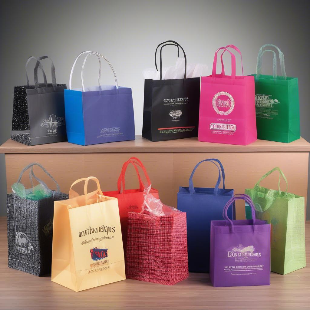 Custom Printed Non-Woven Gift Bags with Logos