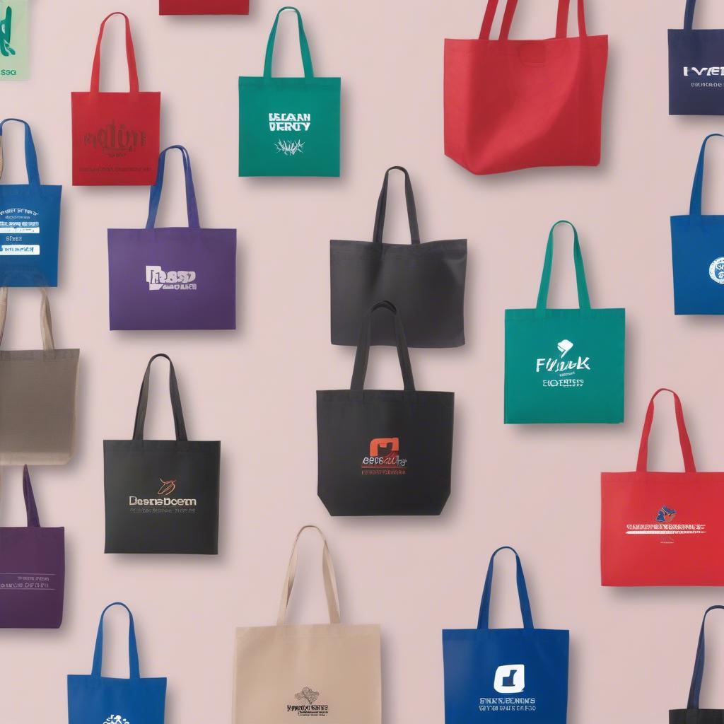 Custom Printed Non-Woven Tote Bags for Businesses