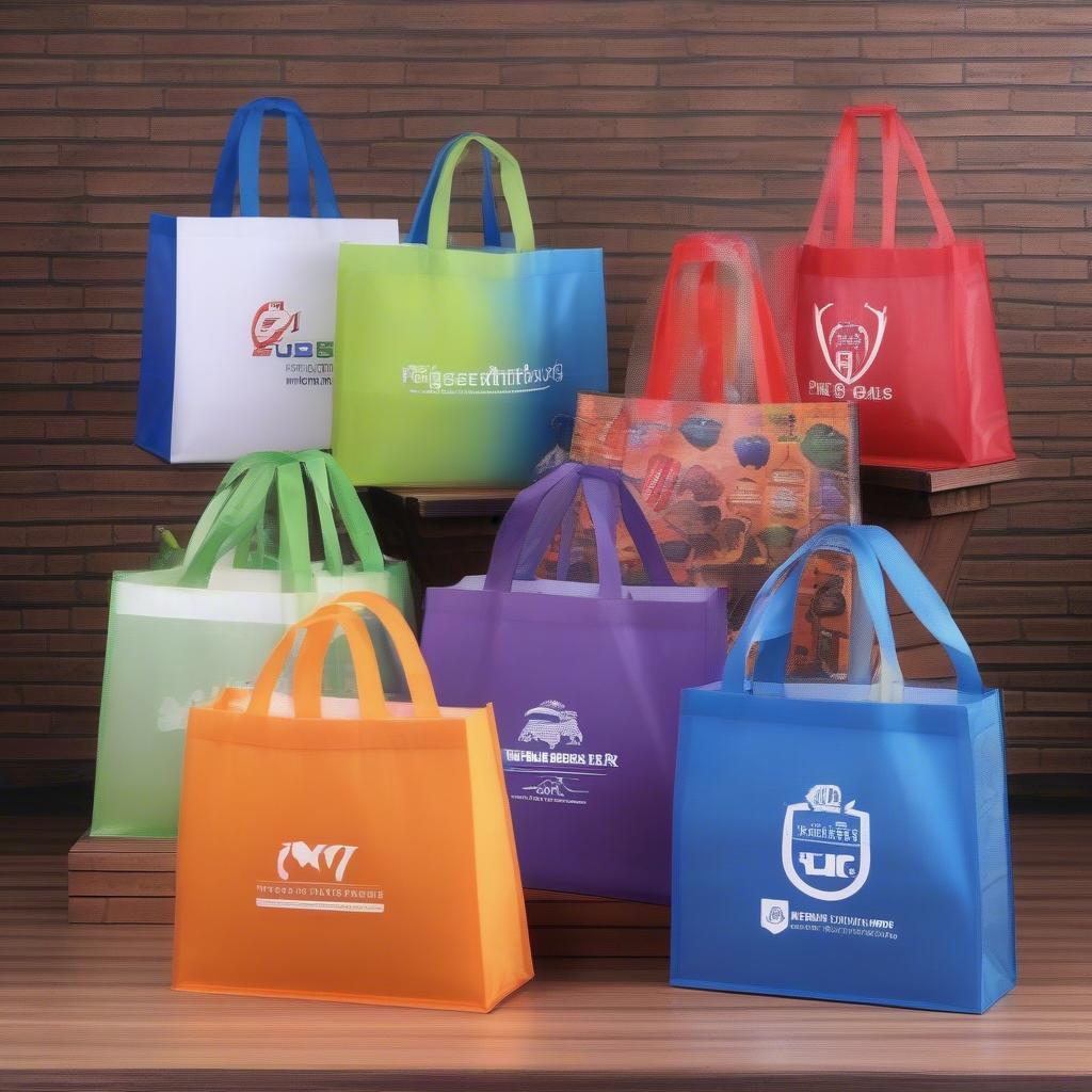 Custom Printed Non Woven W Cut Bags for Branding