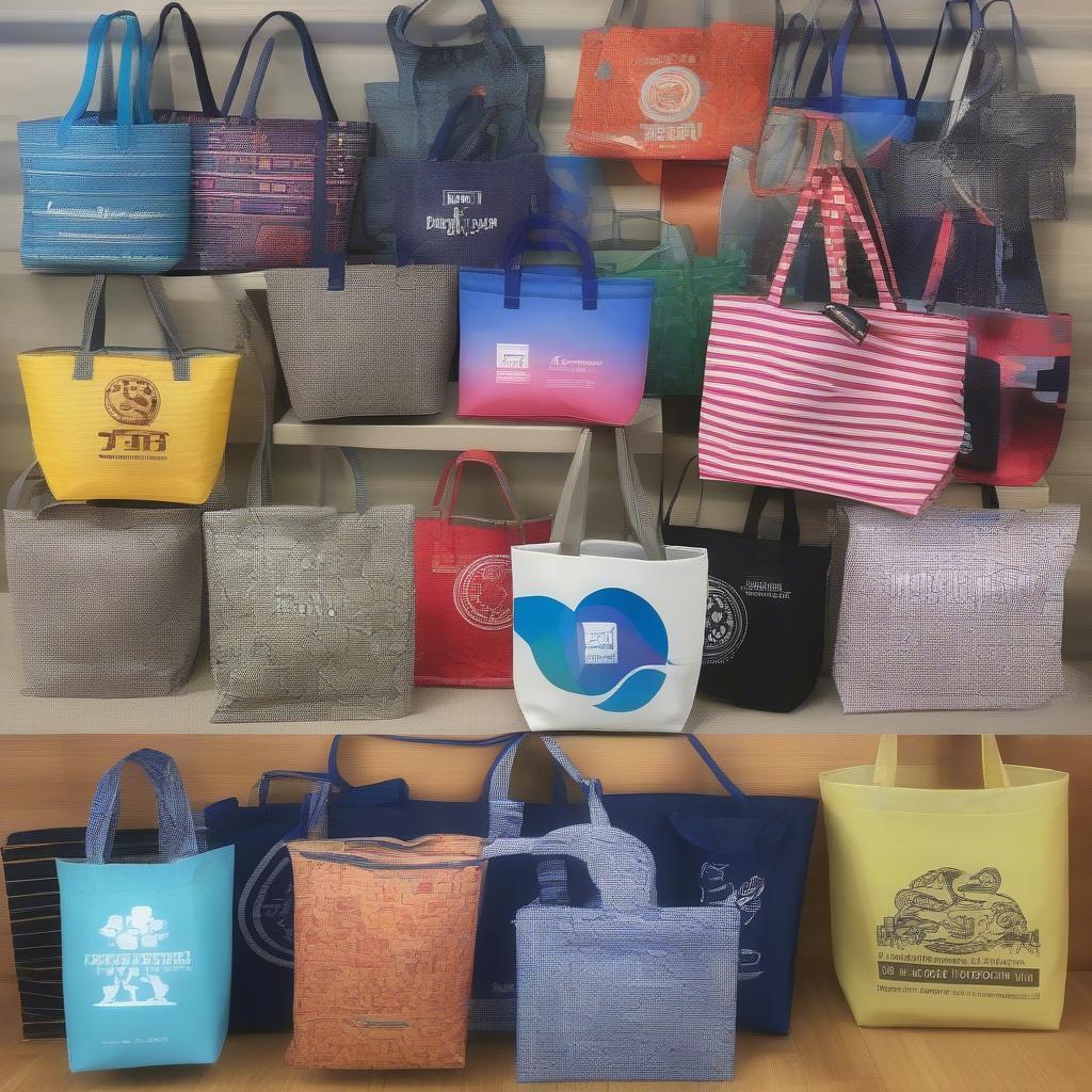 Custom Printed PP Woven Tote Bags