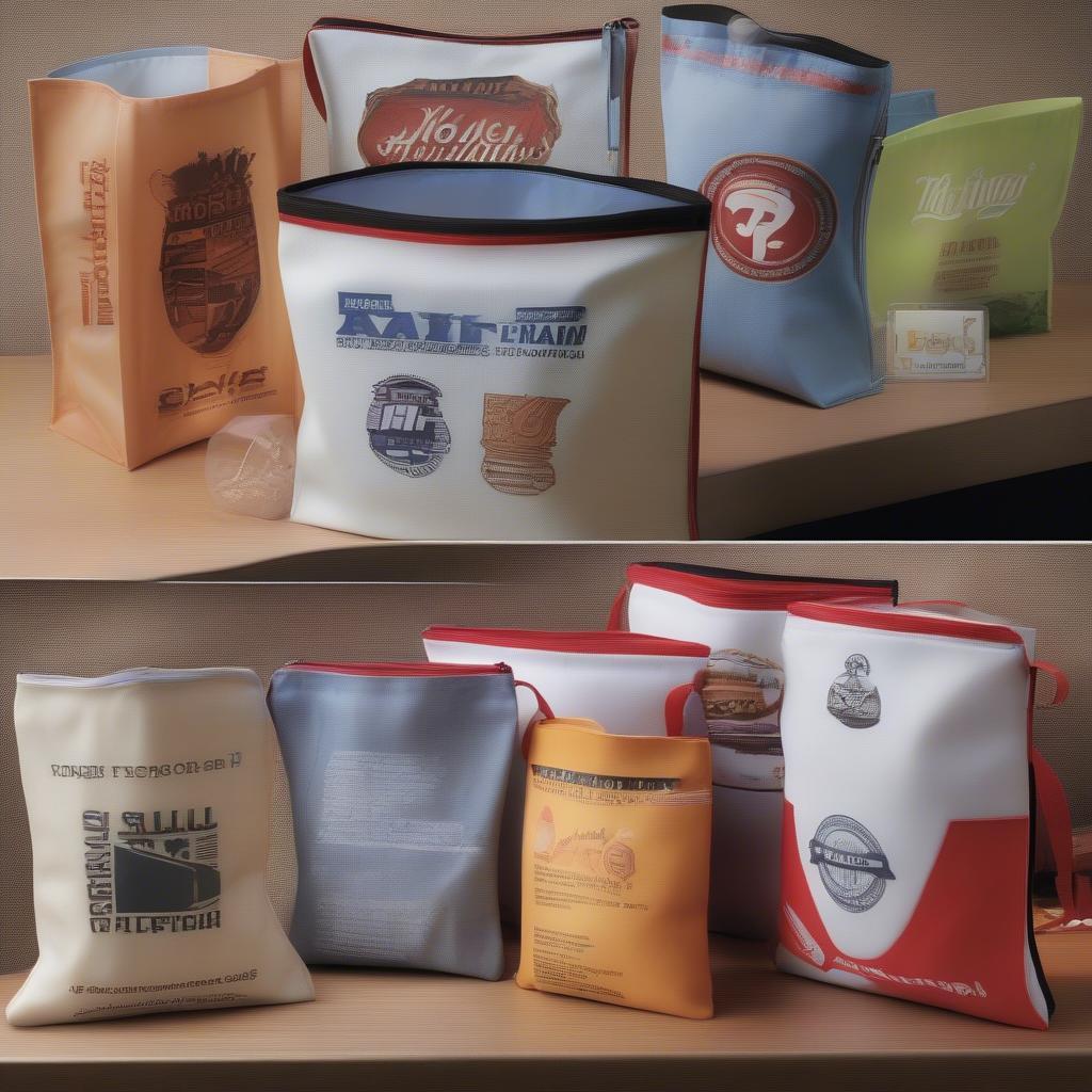 Custom Printed Non-Woven Zipper Bags