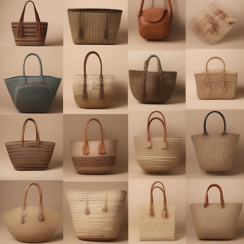 Custom Woven Bag Styles in Various Materials and Designs