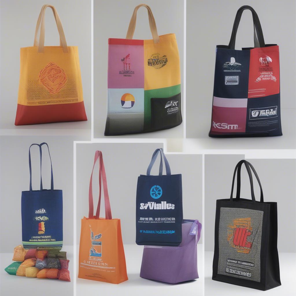 Customized Woven Fabric Bags with Logos