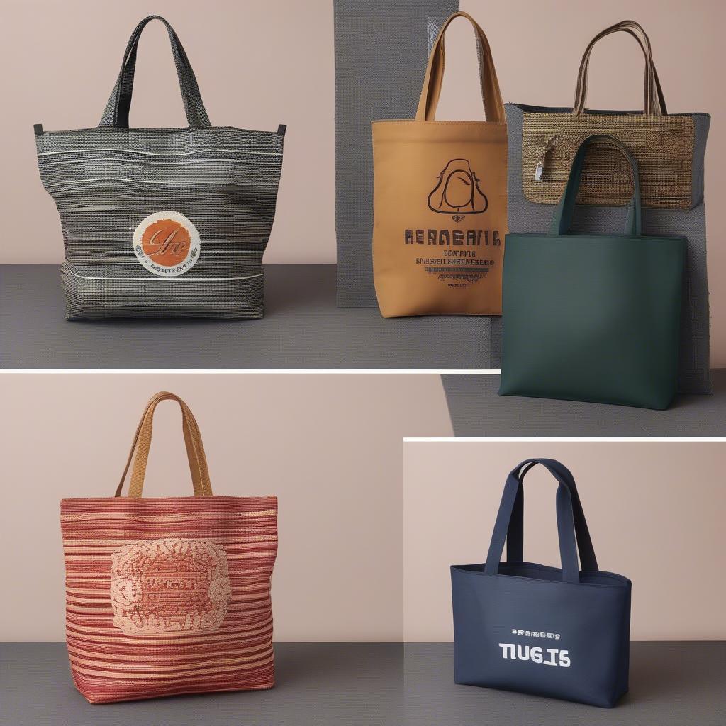 Custom Woven Tote Bags Branding