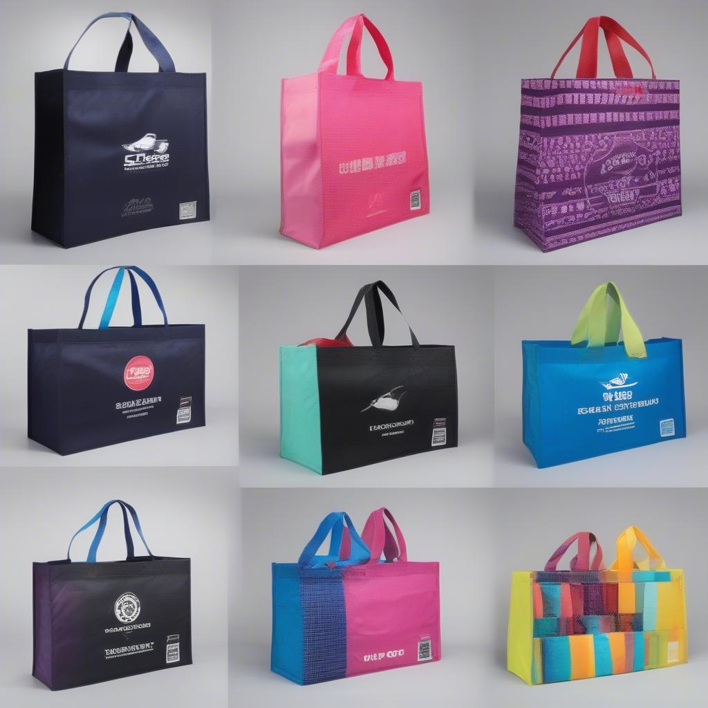 Examples of Customized China Non Woven Bags