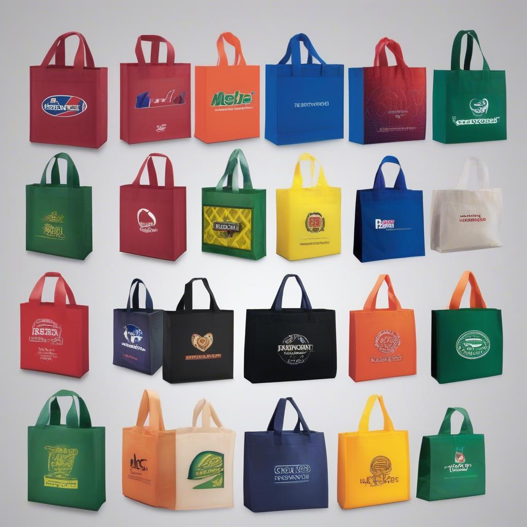 Customized Non Woven Bags with Brand Logos