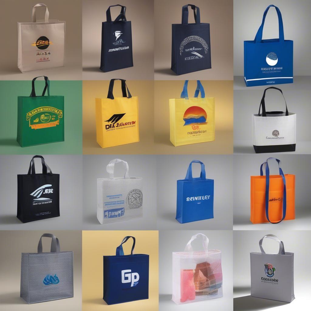 Businesses using customized non-woven bags with logos for promotional purposes