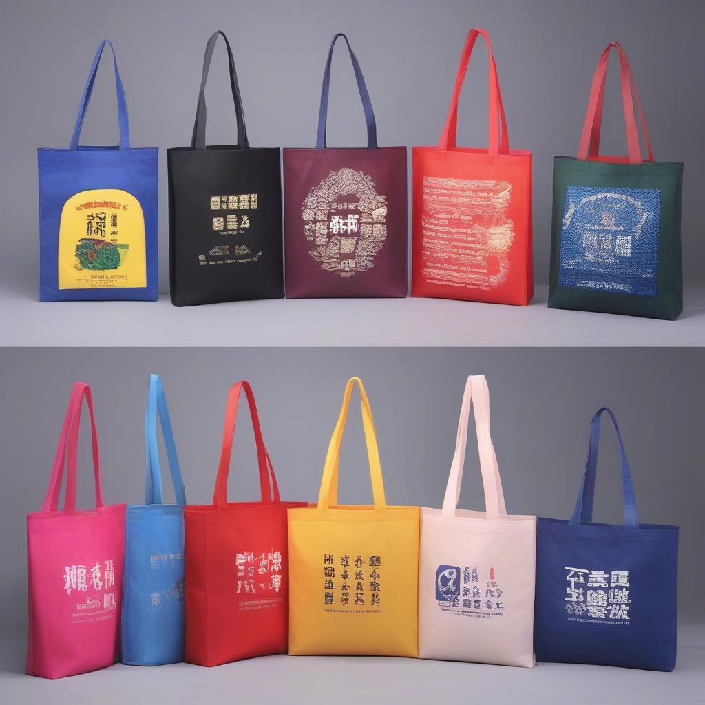 Customized Non-Woven Tote Bags from a Chinese Factory