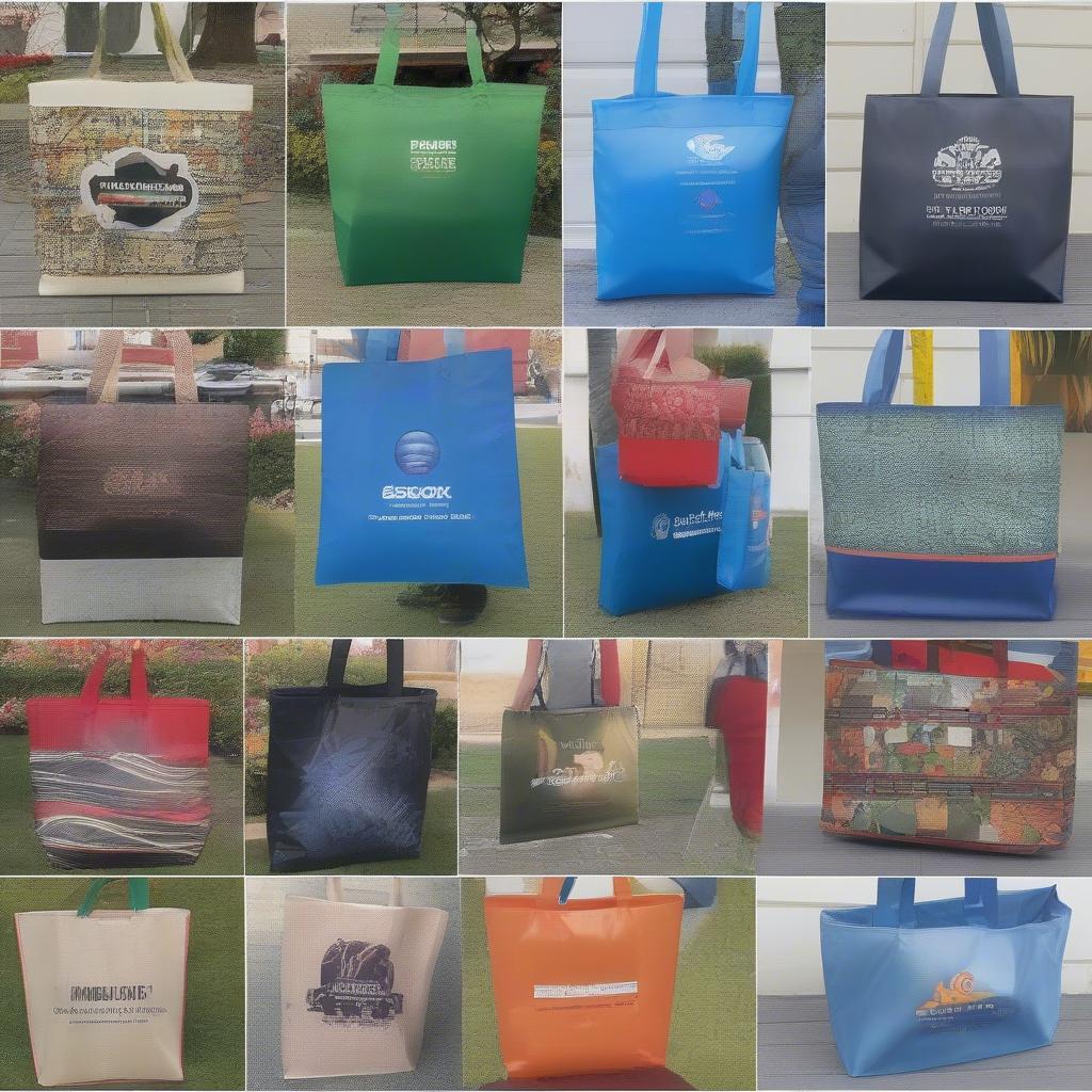 Customized PP Woven Bags with Printing