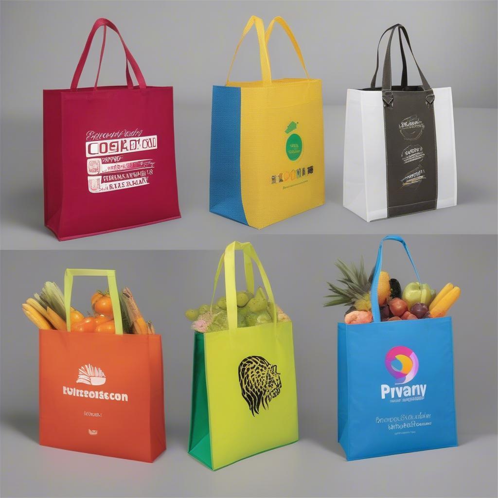 Customized PP Woven Shopping Bags for Businesses