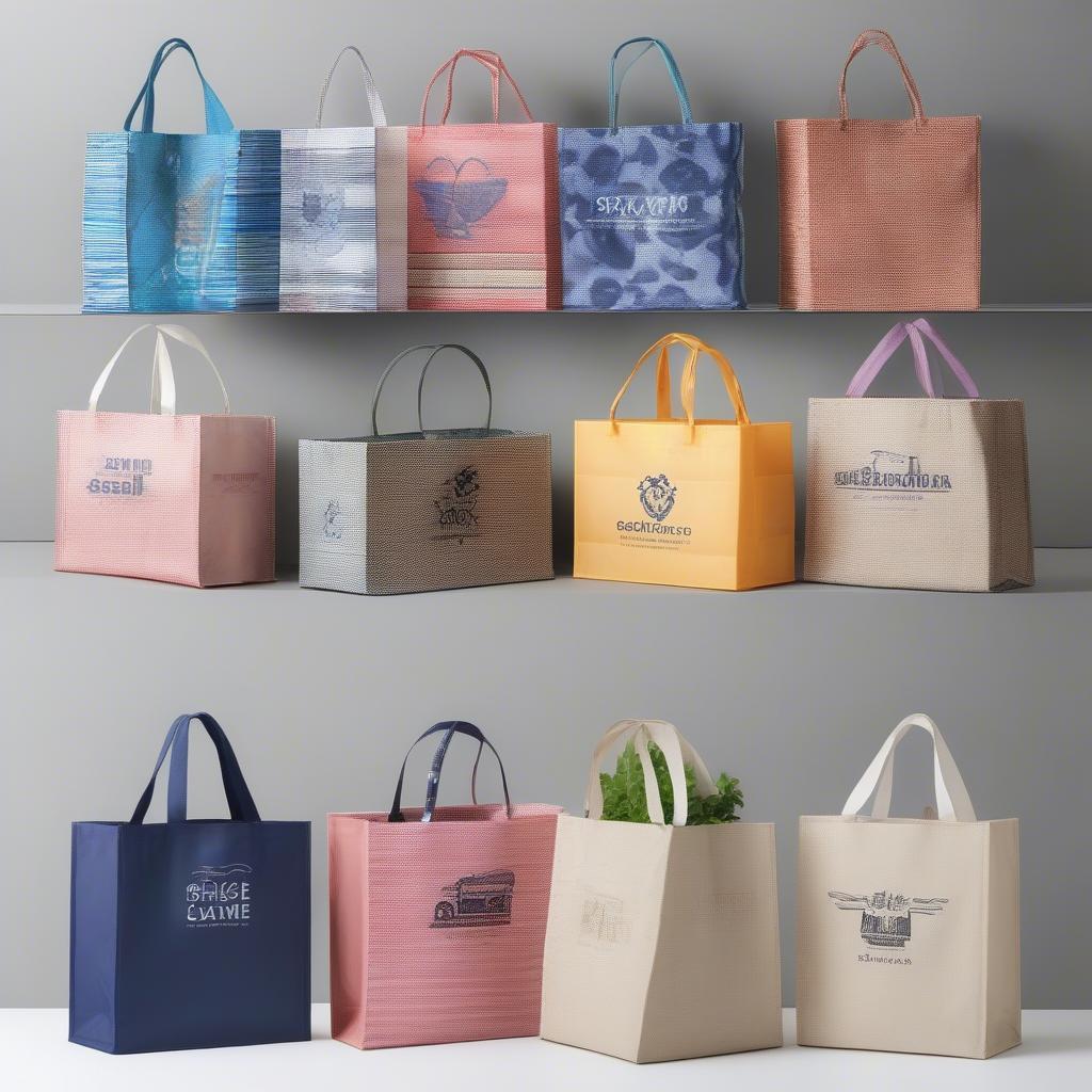 Customized PP Woven Shopping Bags