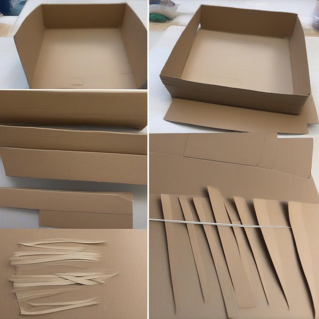 Cutting Cardboard Strips in Various Widths