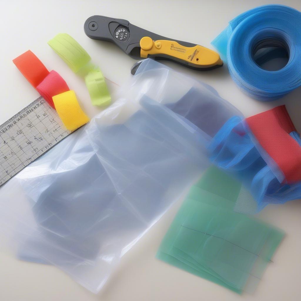 Preparing Plastic Bags for Weaving