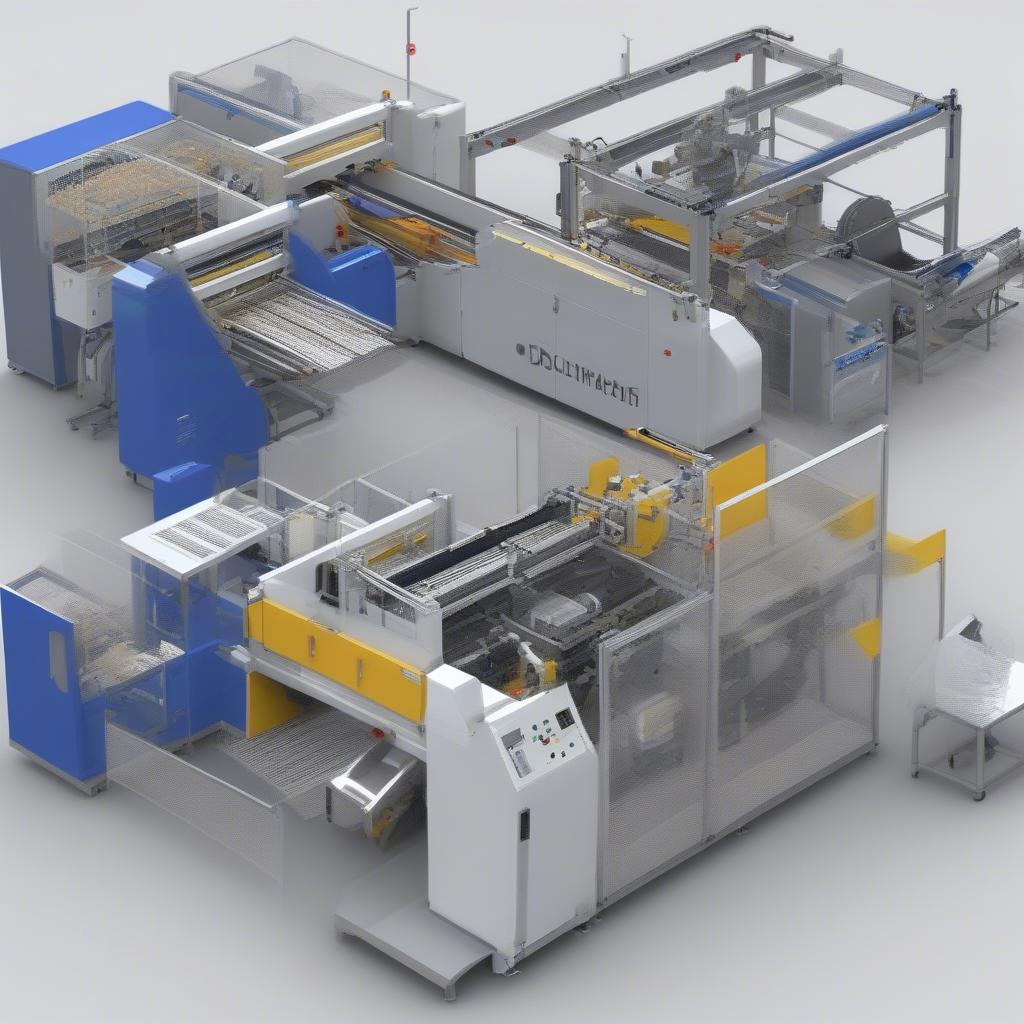 Automated D Cut Non Woven Bag Machine