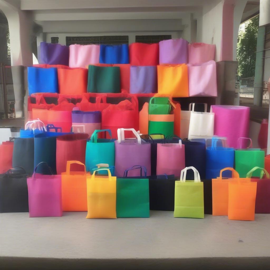 D Cut Non Woven Bags in Coimbatore: Various Colors and Sizes