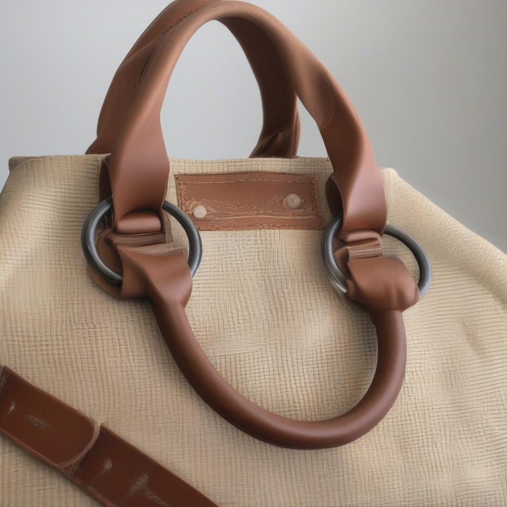 D-Ring Attachment on a Woven Bag