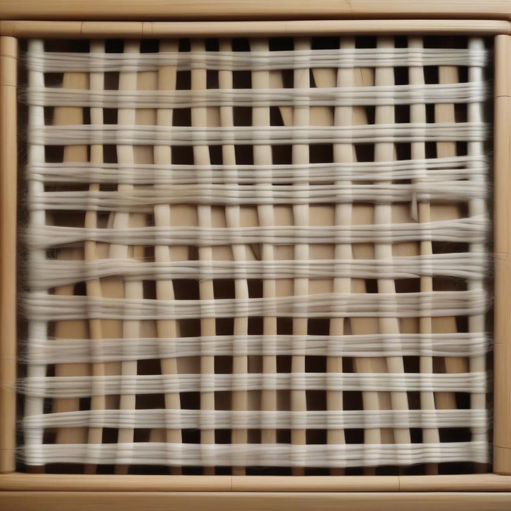 Practicing Weaving Techniques on a Dead Dough Basket Weaving Board