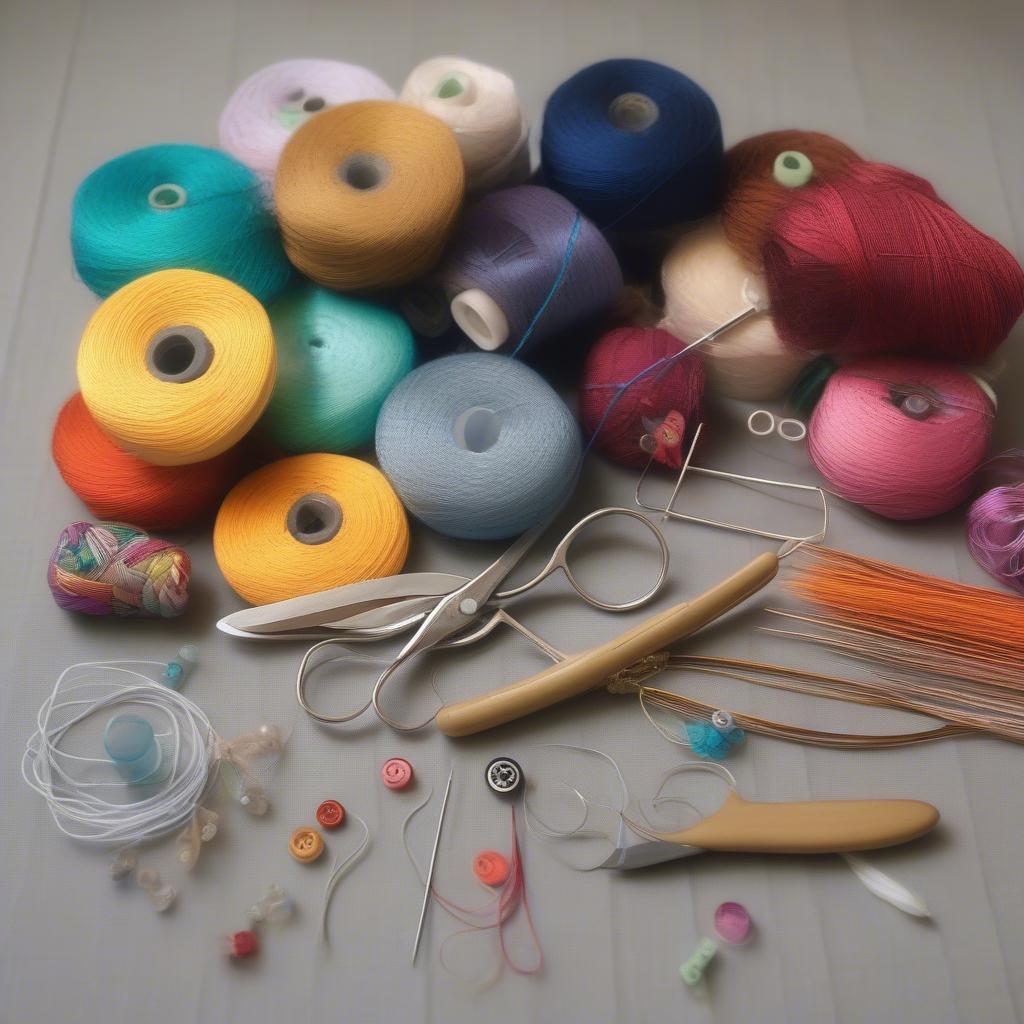 Decorating a Wire Bike Basket with Embroidery Thread