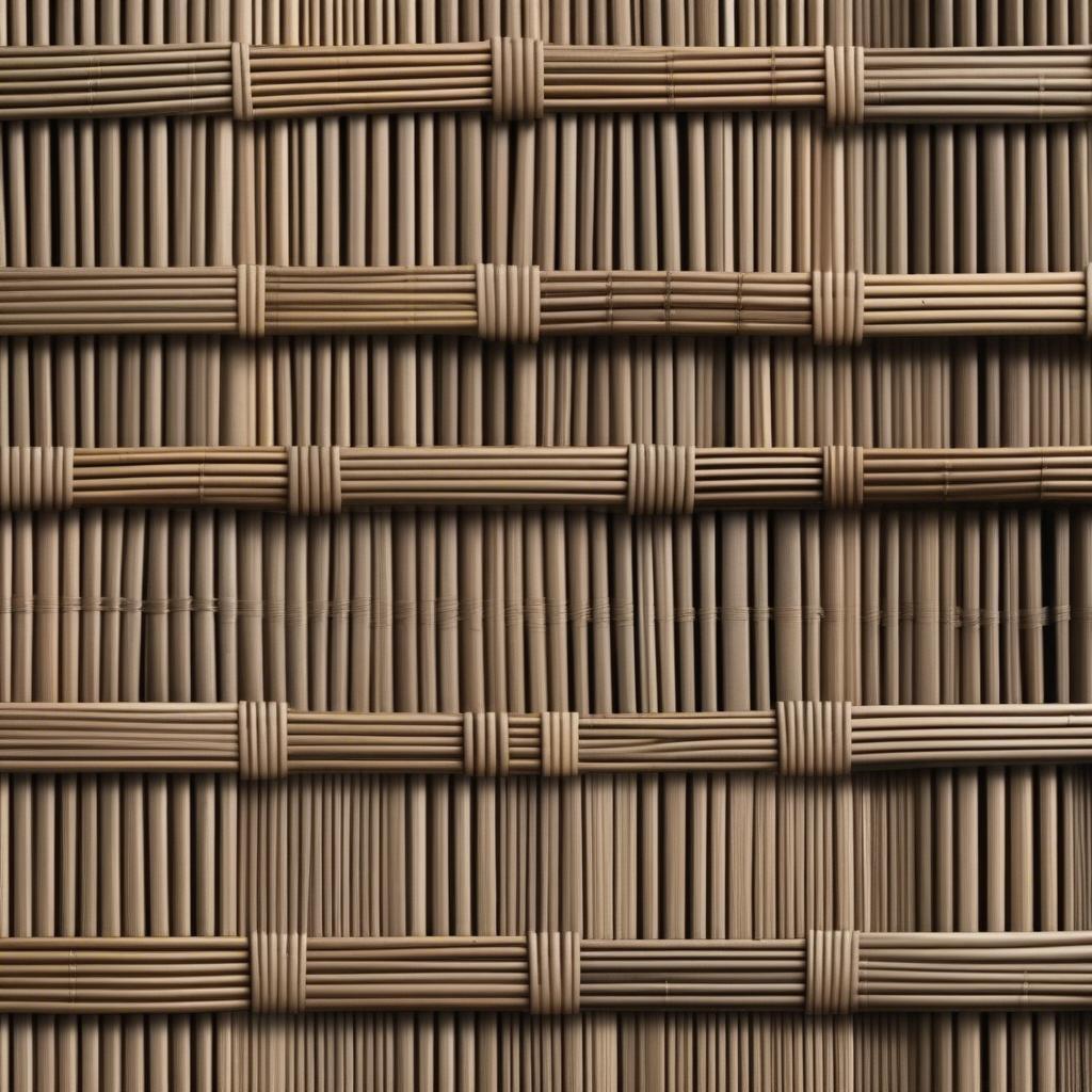 Different design options for nature's composite basket weave fences