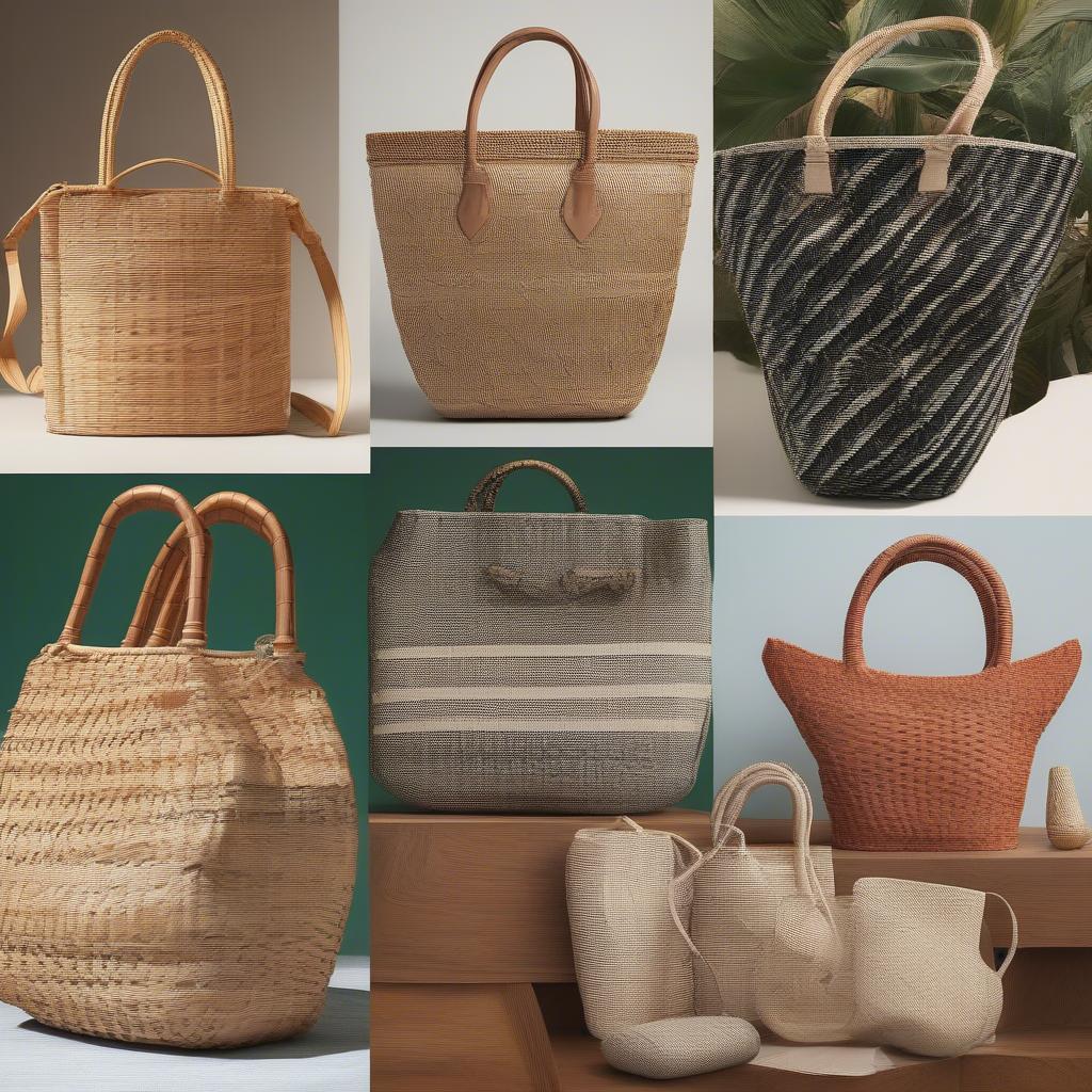 Designer Weaved Tote Bags Showcase