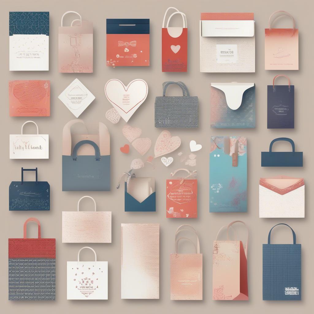 Variety of Die Cut Bag Shapes