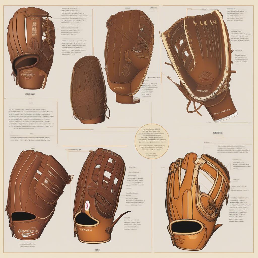 Comparison of Different Baseball Glove Web Patterns