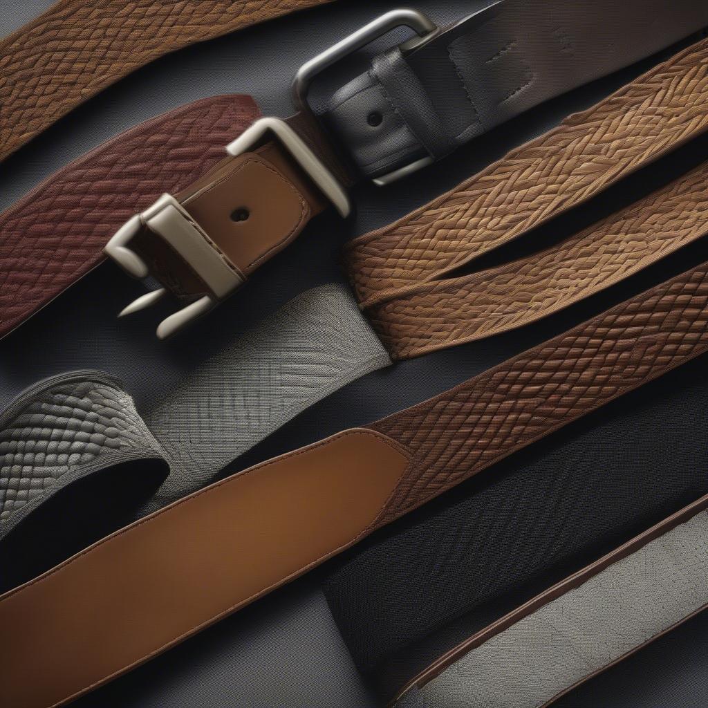 Basket Weave Duty Belts in Different Materials