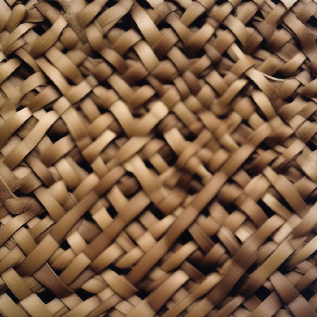 Various basket weave leaflet patterns showcasing different weaving techniques and styles.