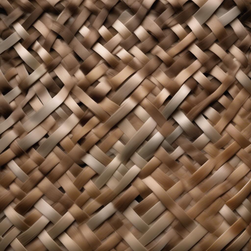 Different basket weave variations in detail