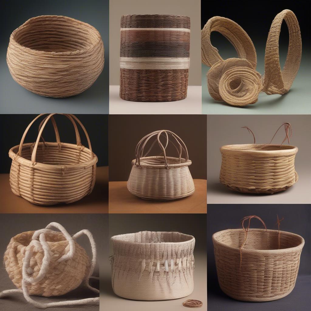 Various Basket Weaving Techniques Demonstrated in a Cao Course