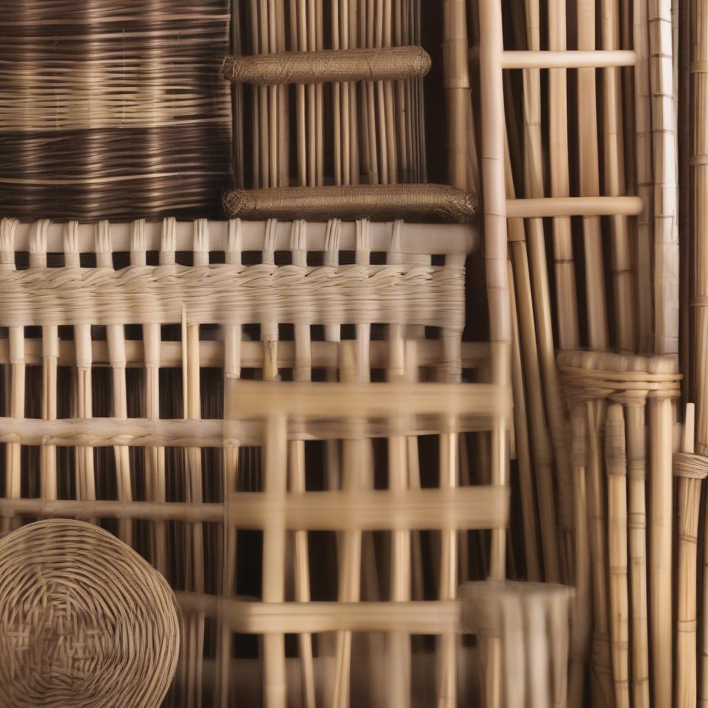 Different Basket Weaving Materials