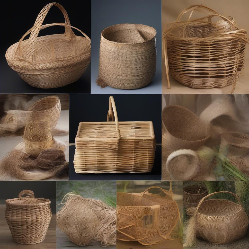 Different Basket Weaving Materials