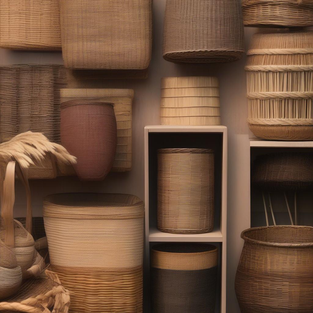 Different Basket Weaving Materials: Rattan, Wicker, and Reeds