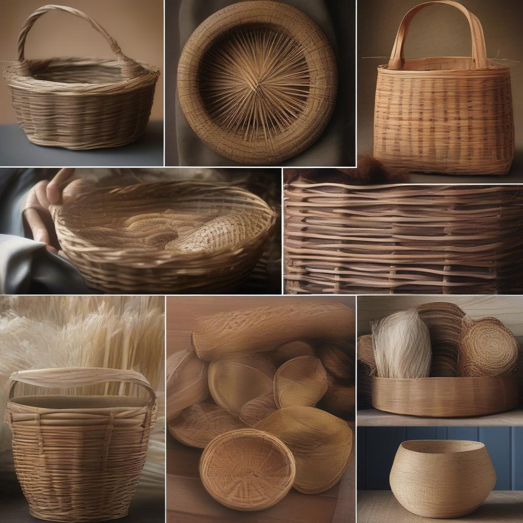 Different Basket Weaving Materials