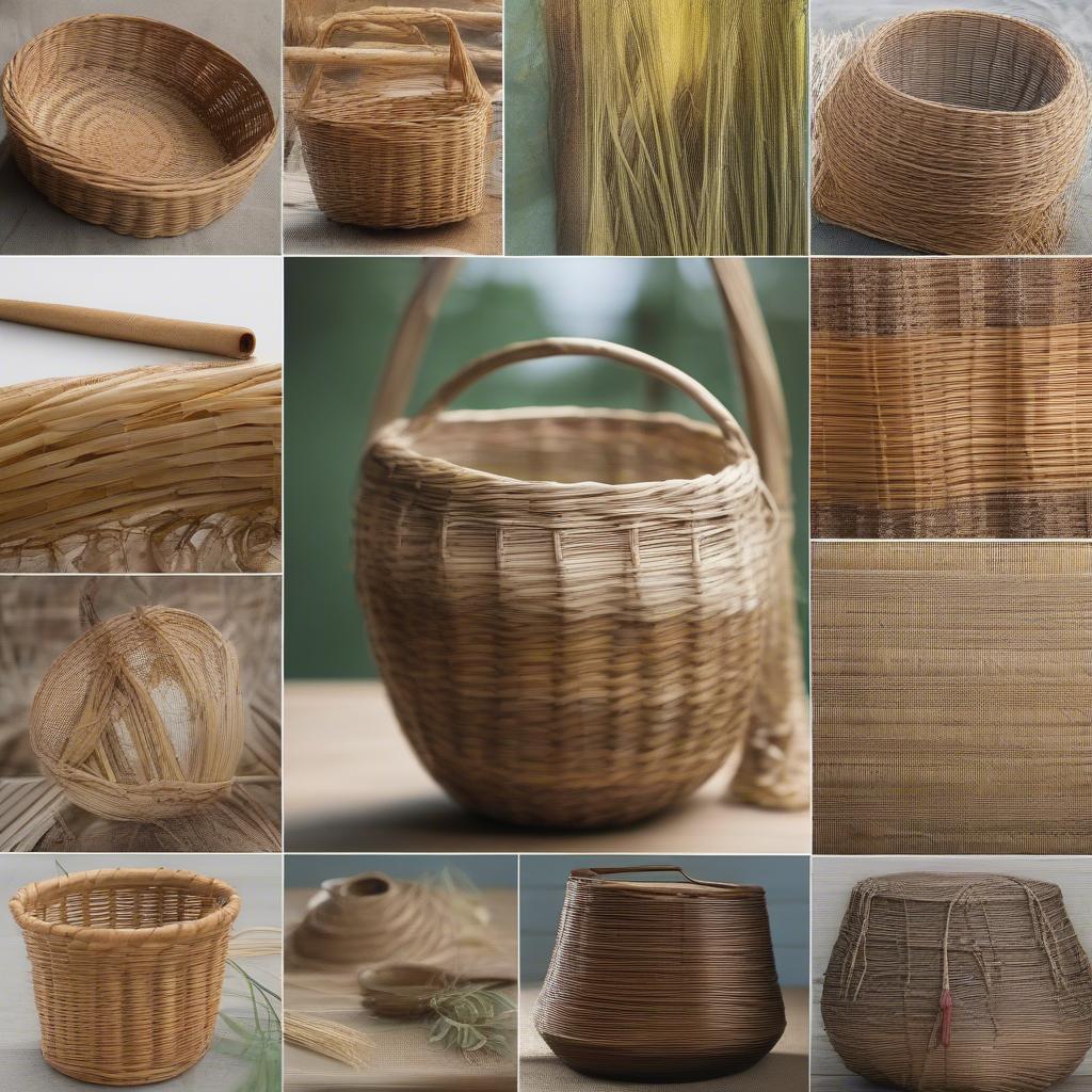 Various Basket Weaving Materials