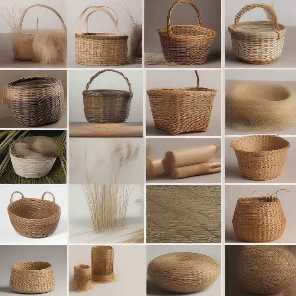 Different Basket Weaving Materials Comparison