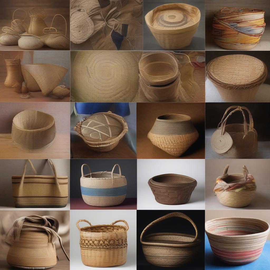 Variety of Basket Weaving Styles