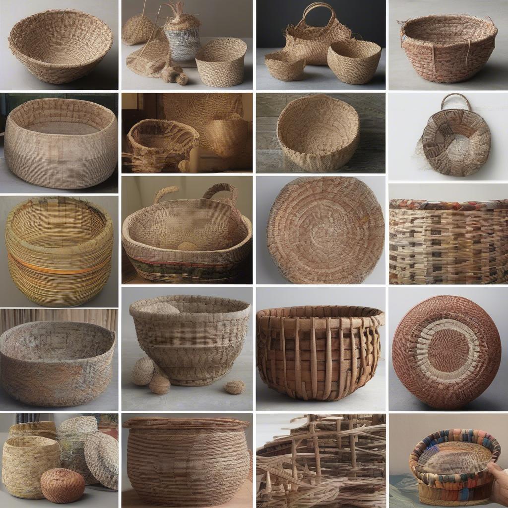 Variety of Basket Weaving Styles