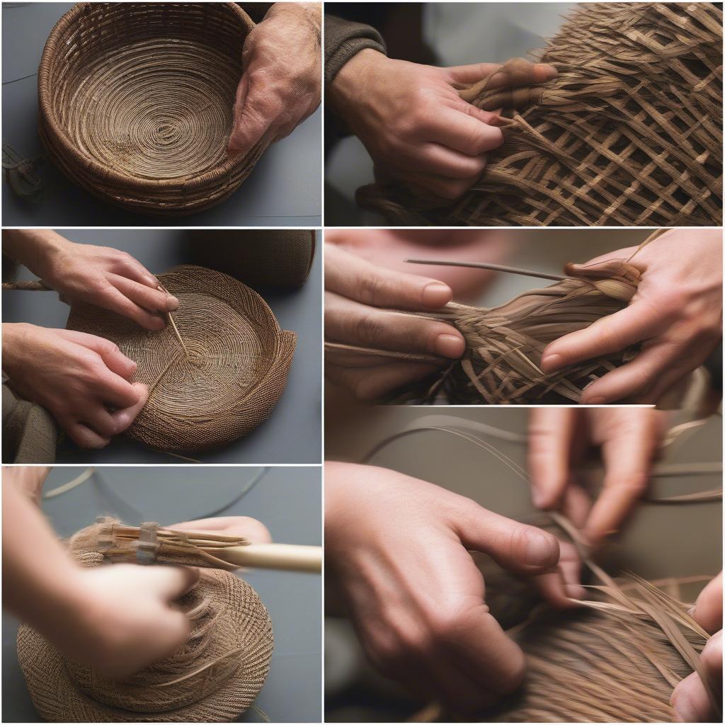 Different basket weaving techniques being taught in Minnesota