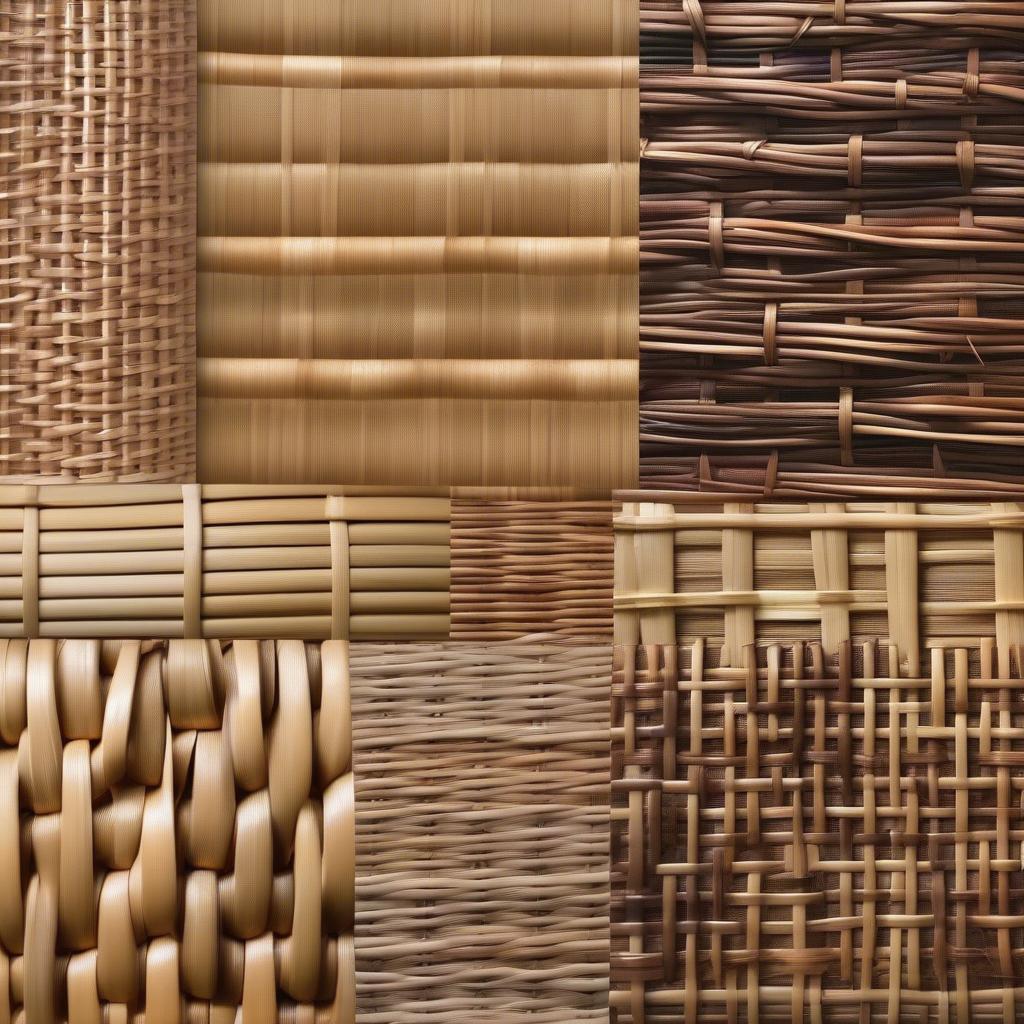 Different Basketweave Patterns and Materials