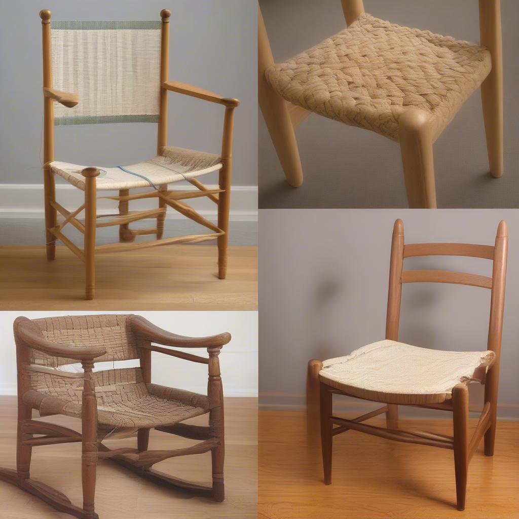 Different Chair Seat Weaving Techniques: Danish Cord, Seven-Step, and Pre-woven Cane