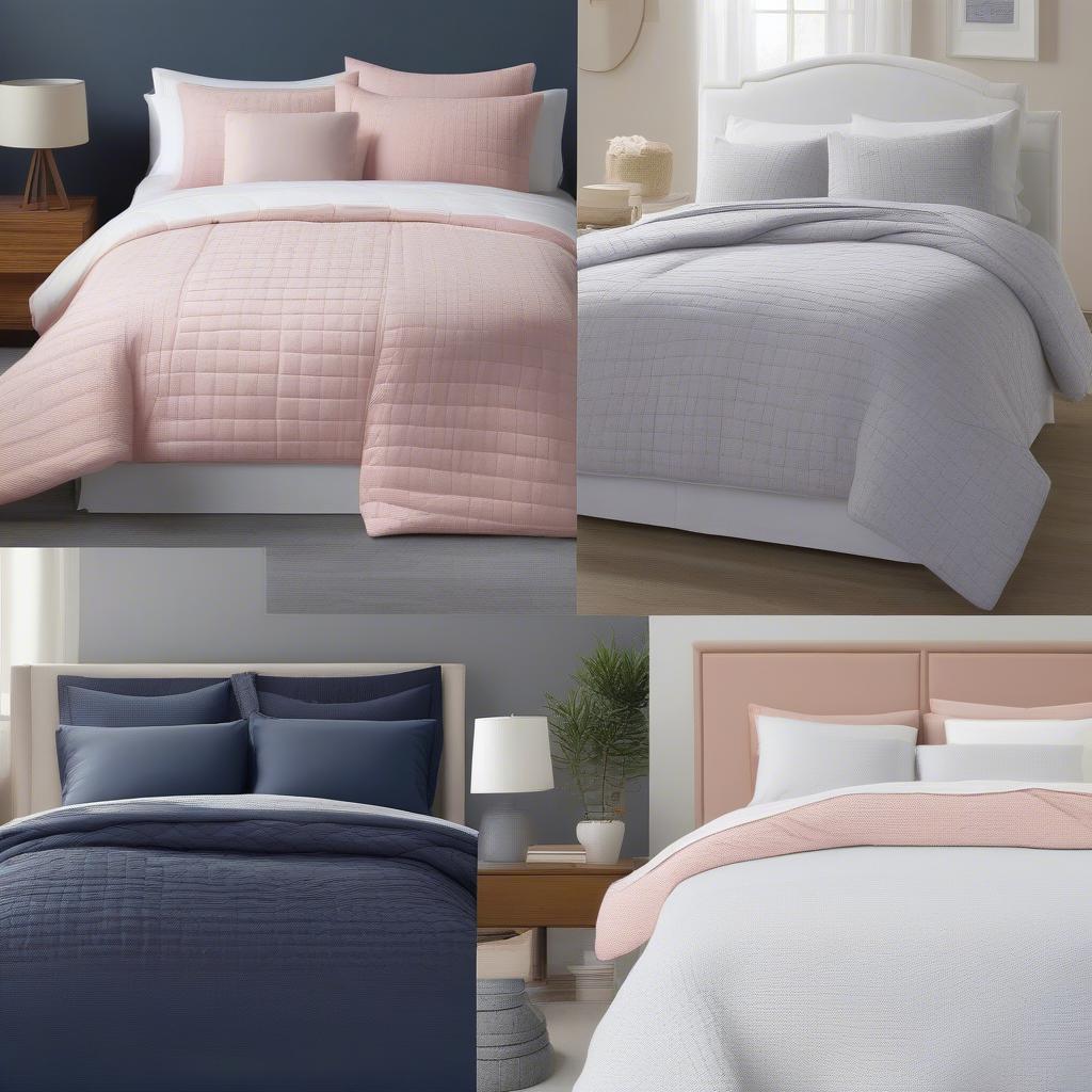 Various Colors of Basket Weave Jersey Comforters